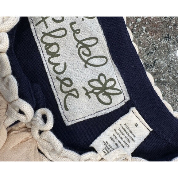 Anthropologie's Blooming Lattice Cardigan by field flower size M faculty - Picture 8 of 11